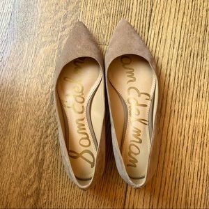 Sam Edelman Point Toe flats {cappuccino suede}
